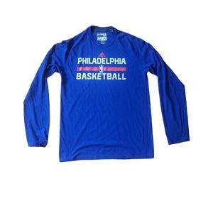 Team Issued Philadelphia 76ers Long Sleeve Tee